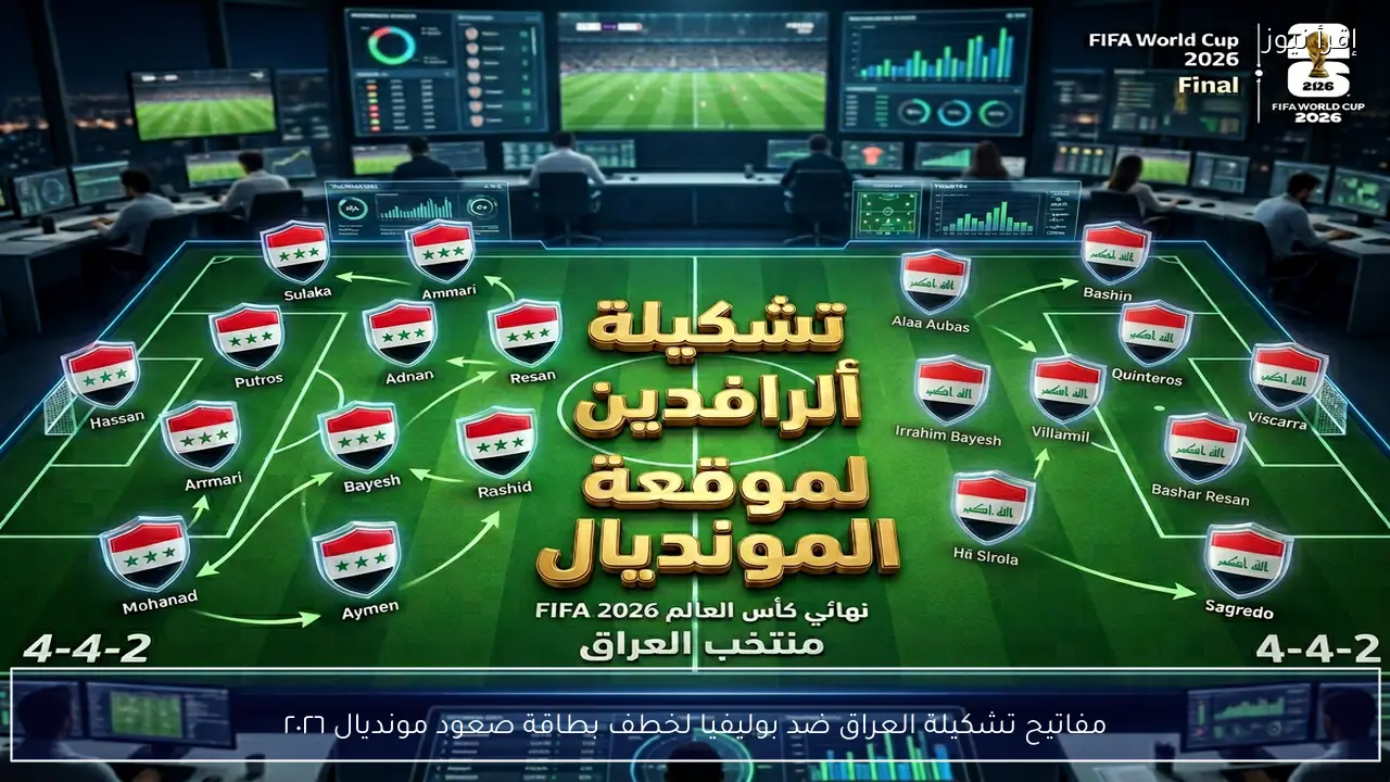 مفاتيح تشكيلة العراق ضد بوليفيا لخطف بطاقة صعود مونديال ٢٠٢٦