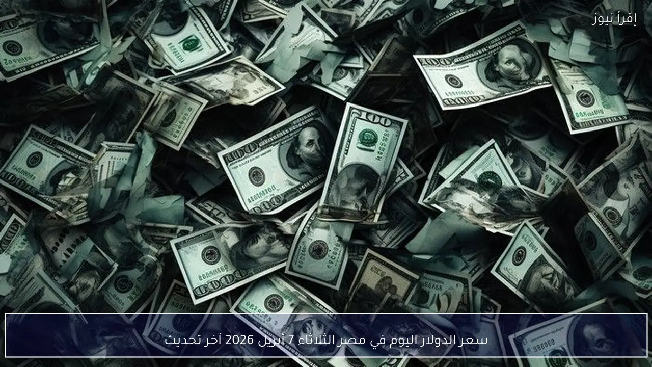 سعر الدولار اليوم في مصر الثلاثاء 7 أبريل 2026 آخر تحديث