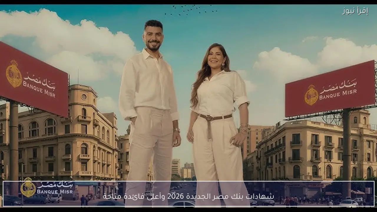 شهادات بنك مصر الجديدة 2026 وأعلى فائدة متاحة