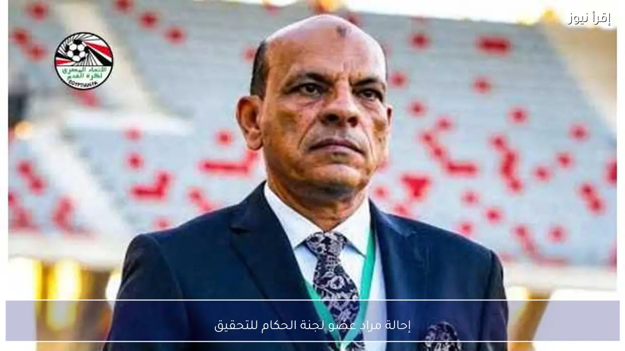 إحالة مراد عضو لجنة الحكام للتحقيق