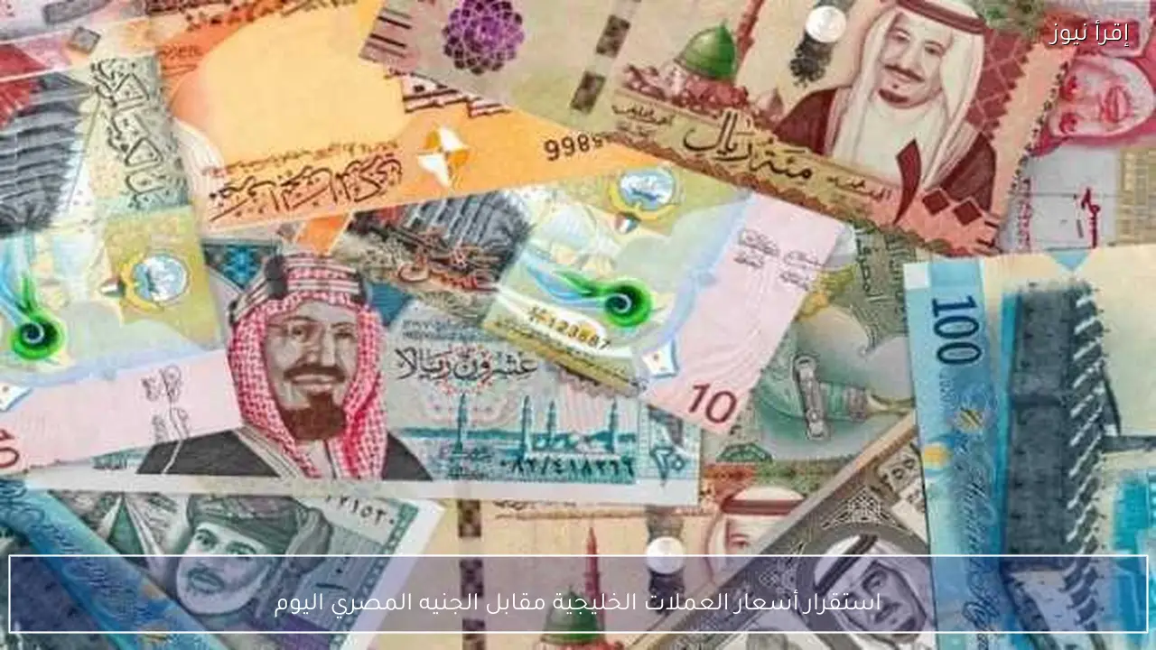 استقرار أسعار العملات الخليجية مقابل الجنيه المصري اليوم