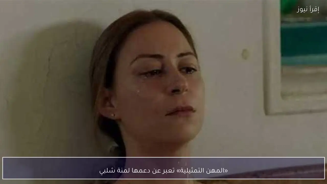 «المهن التمثيلية» تعبر عن دعمها لمنة شلبي