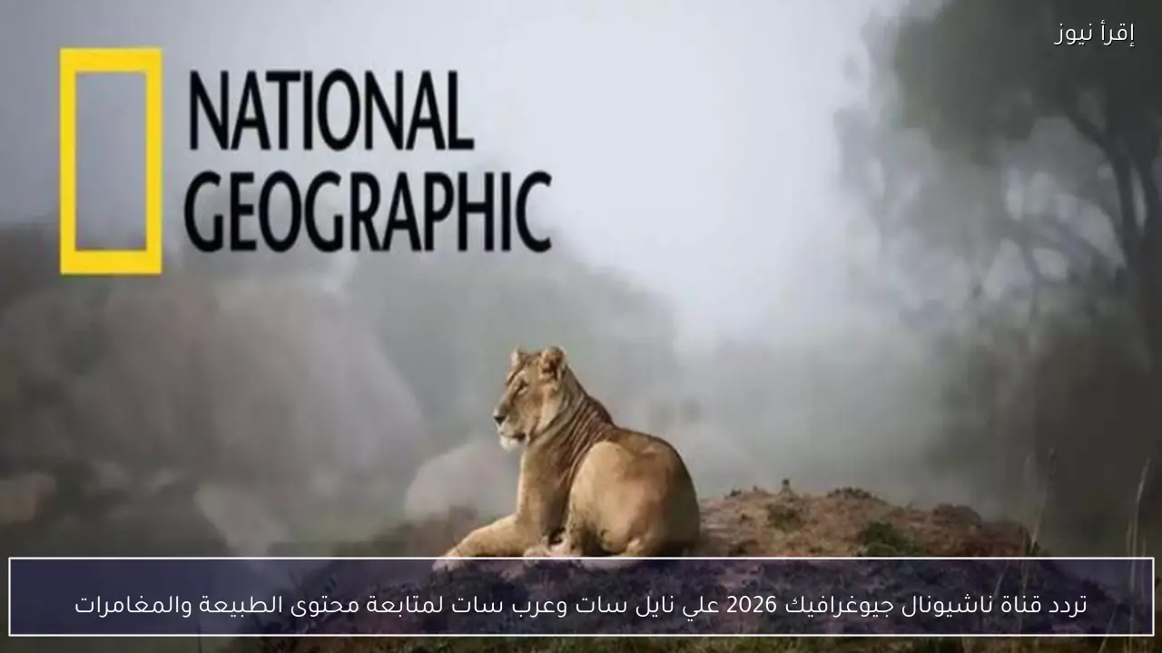 تردد قناة ناشيونال جيوغرافيك 2026 علي نايل سات وعرب سات لمتابعة محتوى الطبيعة والمغامرات