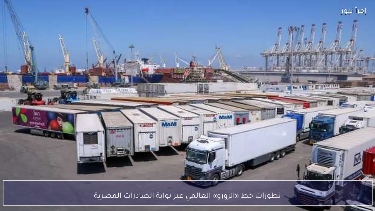 تطورات خط «الرورو» العالمي عبر بوابة الصادرات المصرية