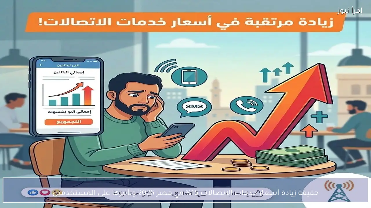 حقيقة زيادة أسعار خدمات الاتصالات 15% في مصر 2026 وتأثيرها على المستخدمين