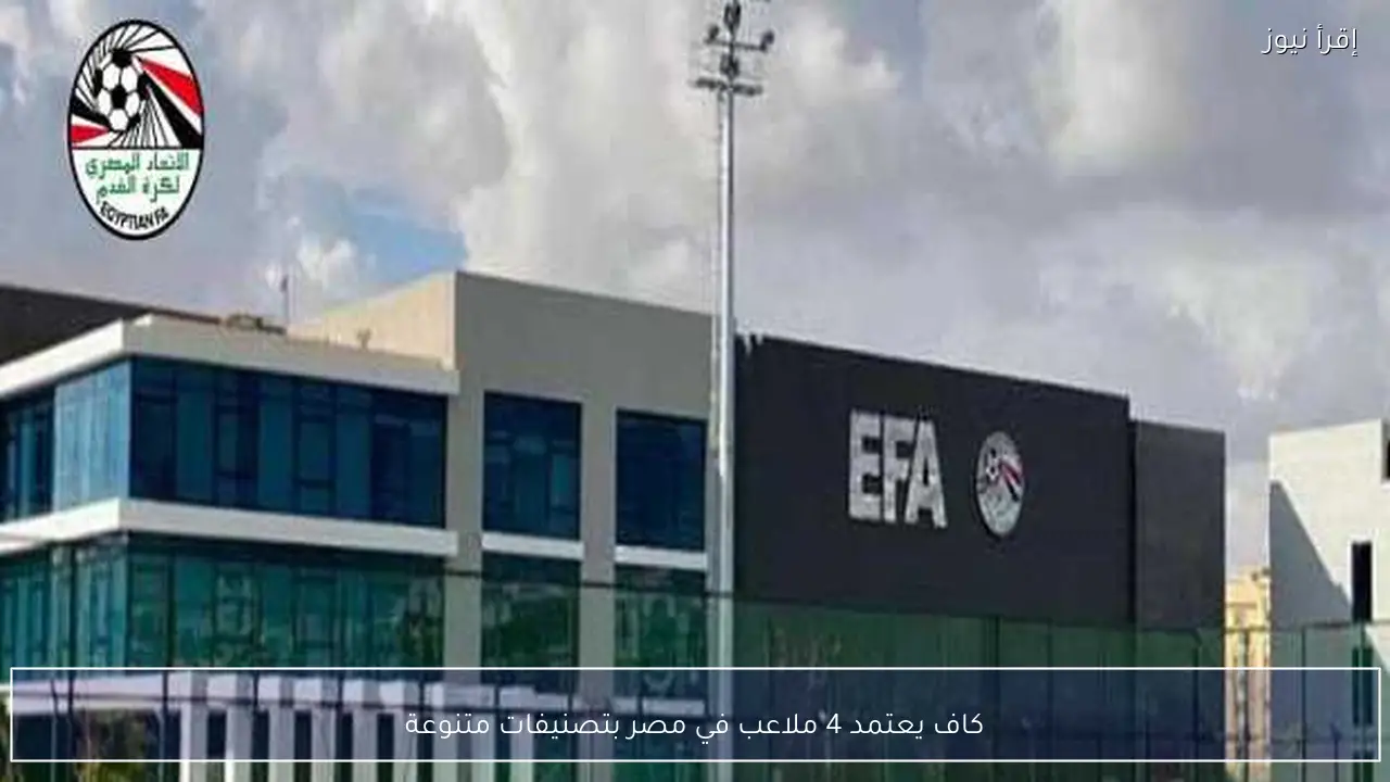 كاف يعتمد 4 ملاعب في مصر بتصنيفات متنوعة