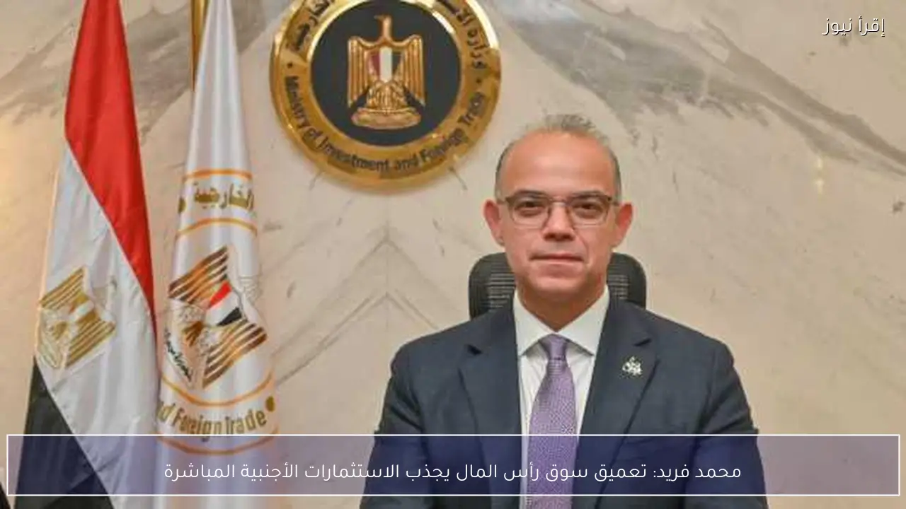 محمد فريد: تعميق سوق رأس المال يجذب الاستثمارات الأجنبية المباشرة