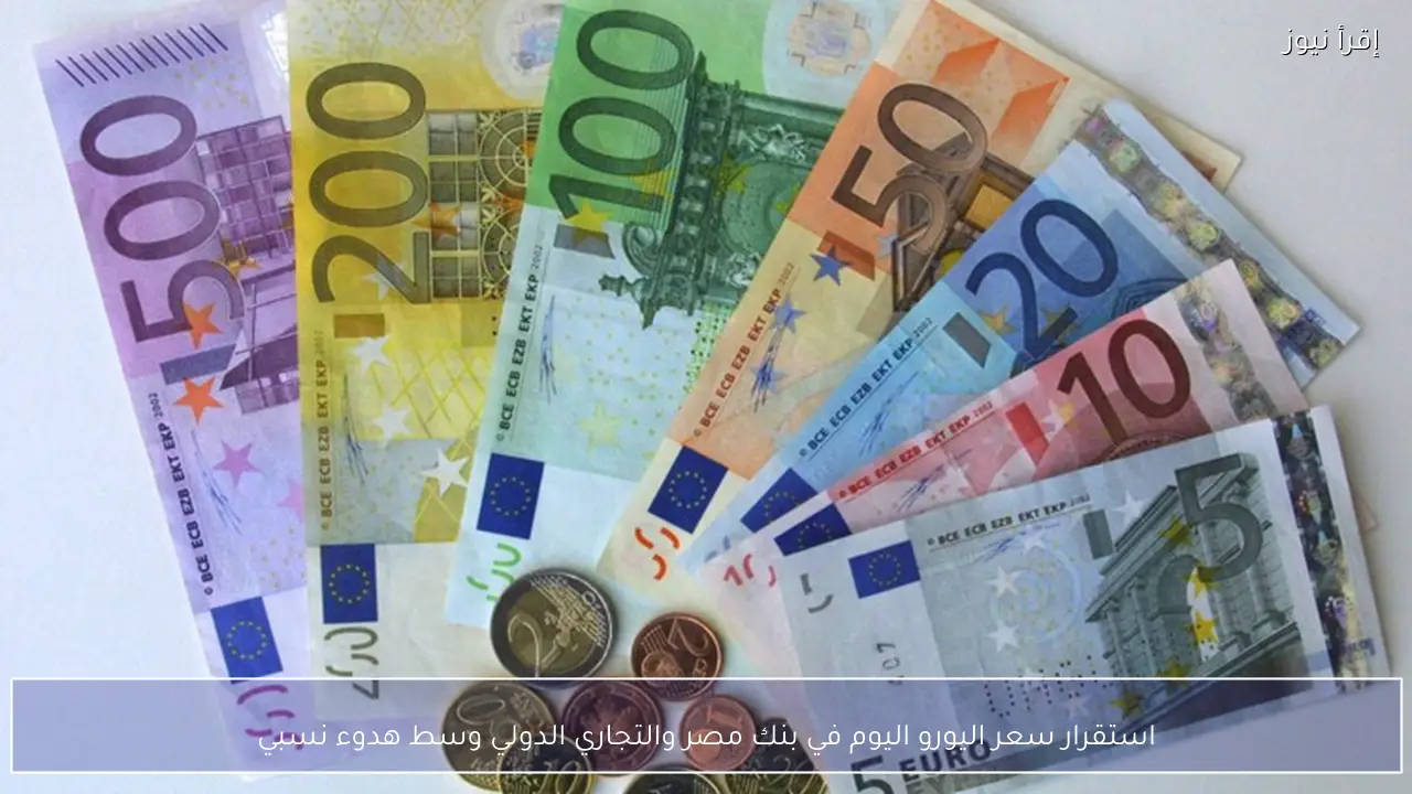 استقرار سعر اليورو اليوم في بنك مصر والتجاري الدولي وسط هدوء نسبي
