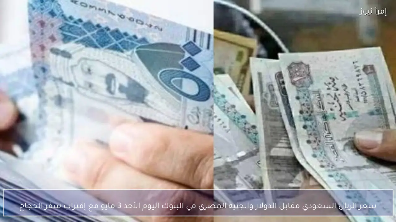 سعر الريال السعودي مقابل الدولار والجنيه المصري في البنوك اليوم الأحد 3 مايو مع إقتراب سفر الحجاج
