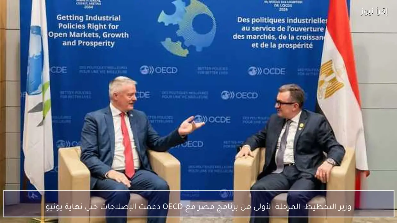 وزير التخطيط: المرحلة الأولى من برنامج مصر مع OECD دعمت الإصلاحات حتى نهاية يونيو